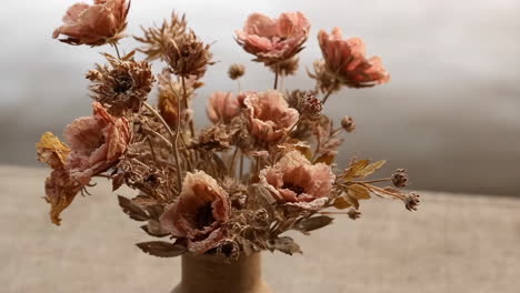 bouquet of dried flowers