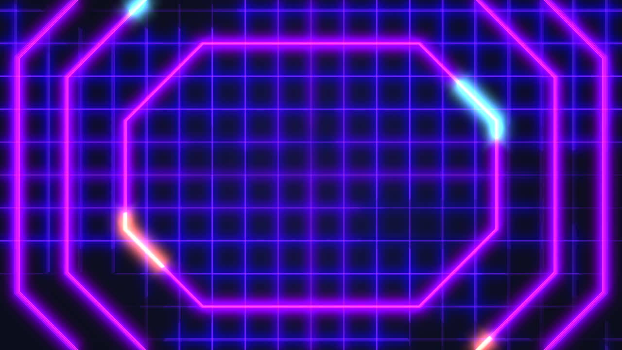 Schermo di computer digitale con linee e griglia 2