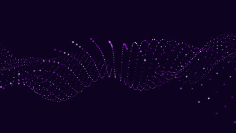 majestic purple wave set against a soothing black background