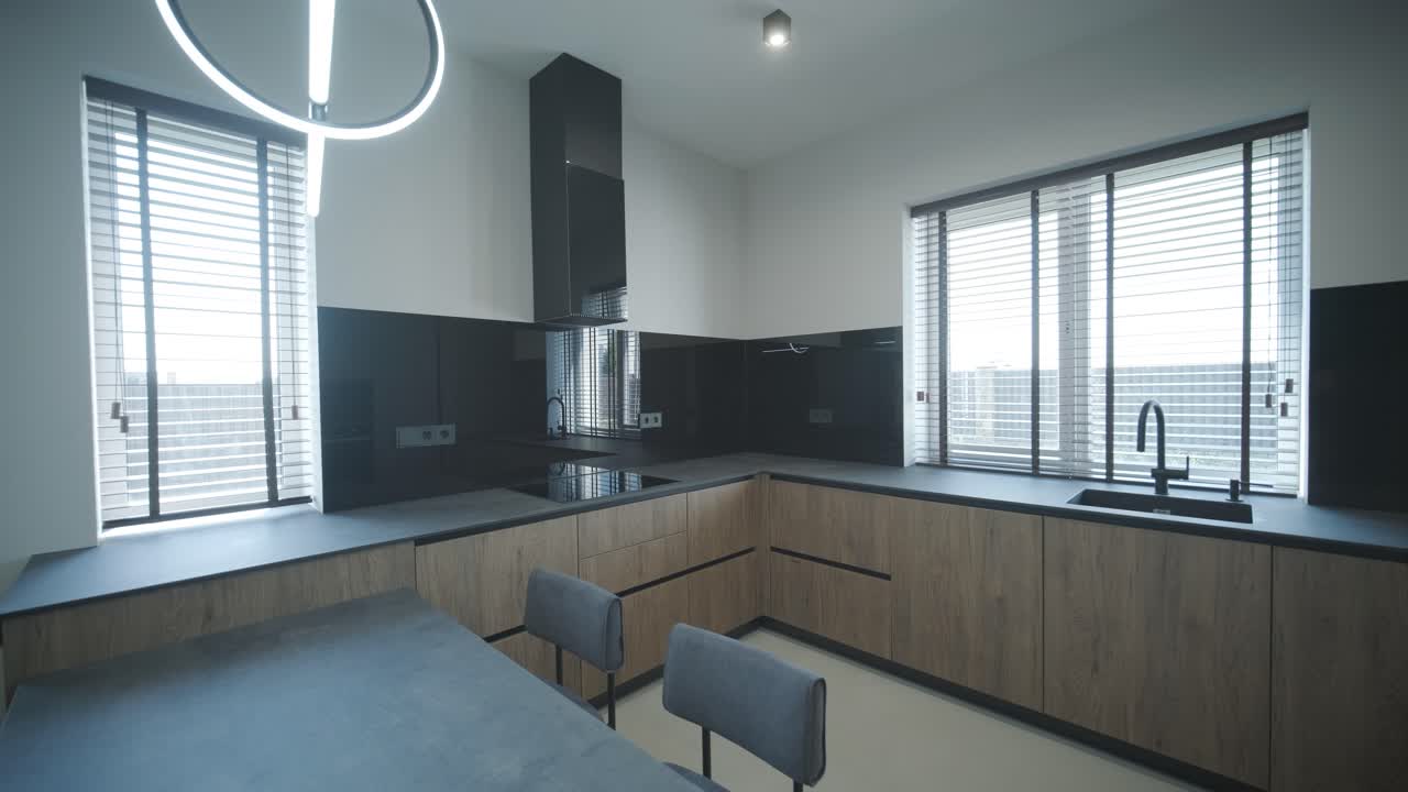 Área de Estar e Jantar Moderna com Decoração Elegante