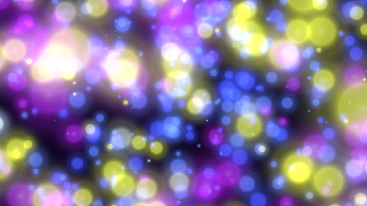 무작위적으로 날아다니는 무지개 반 ⁇ 이는 밤하늘