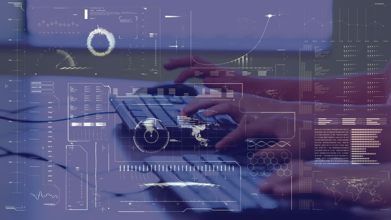 Animation of financial data processing over diverse students using computers