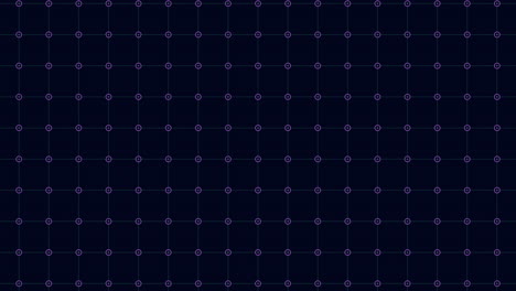 grid of floating green dots on dark blue background