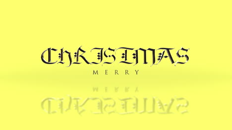 Elegance-and-fashion-Merry-Christmas-text-on-yellow-gradient