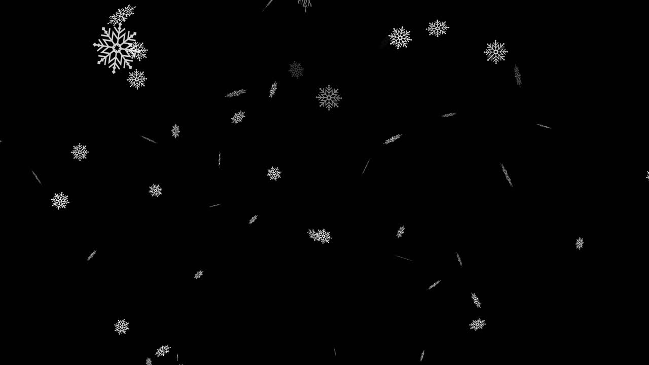 Vinterferiebakgrunn fallende snø animasjon vinter jul og nyttår abstrakt vakkert