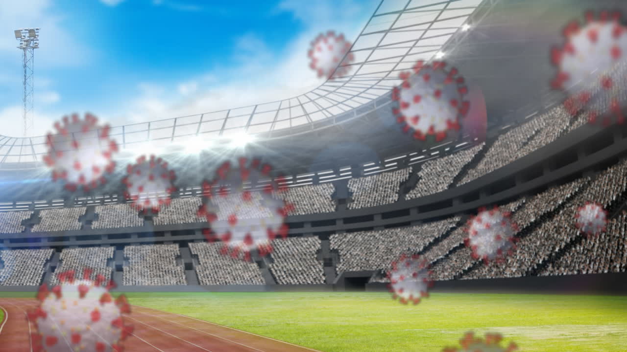 코로나19 세포 비어있는 스포츠 경기장