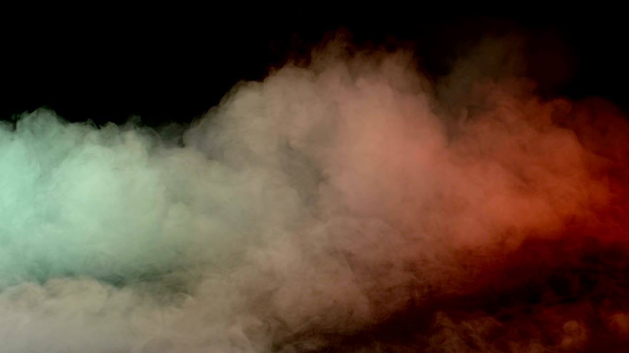 nubes de humo de hielo seco realista