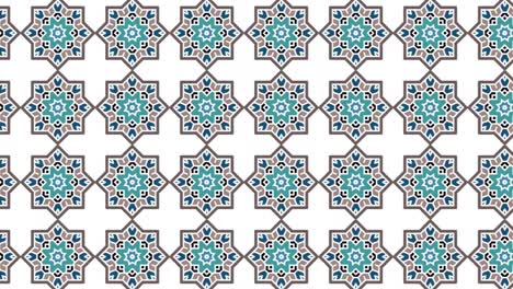 Animation-With-Arabic-Decorative-Seamless-Pattern-In-Sliding-Motion