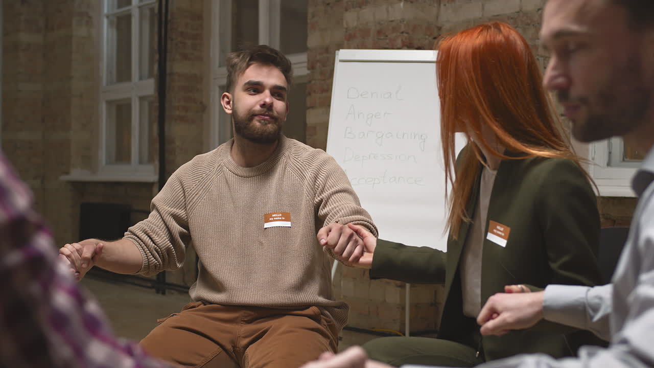 People Saying Words of Gratitude at Therapy Session