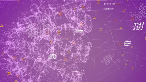 Animación-De-La-Cadena-De-ADN-Durante-El-Procesamiento-De-Datos.