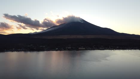 skyline aerial view in mt. fuji