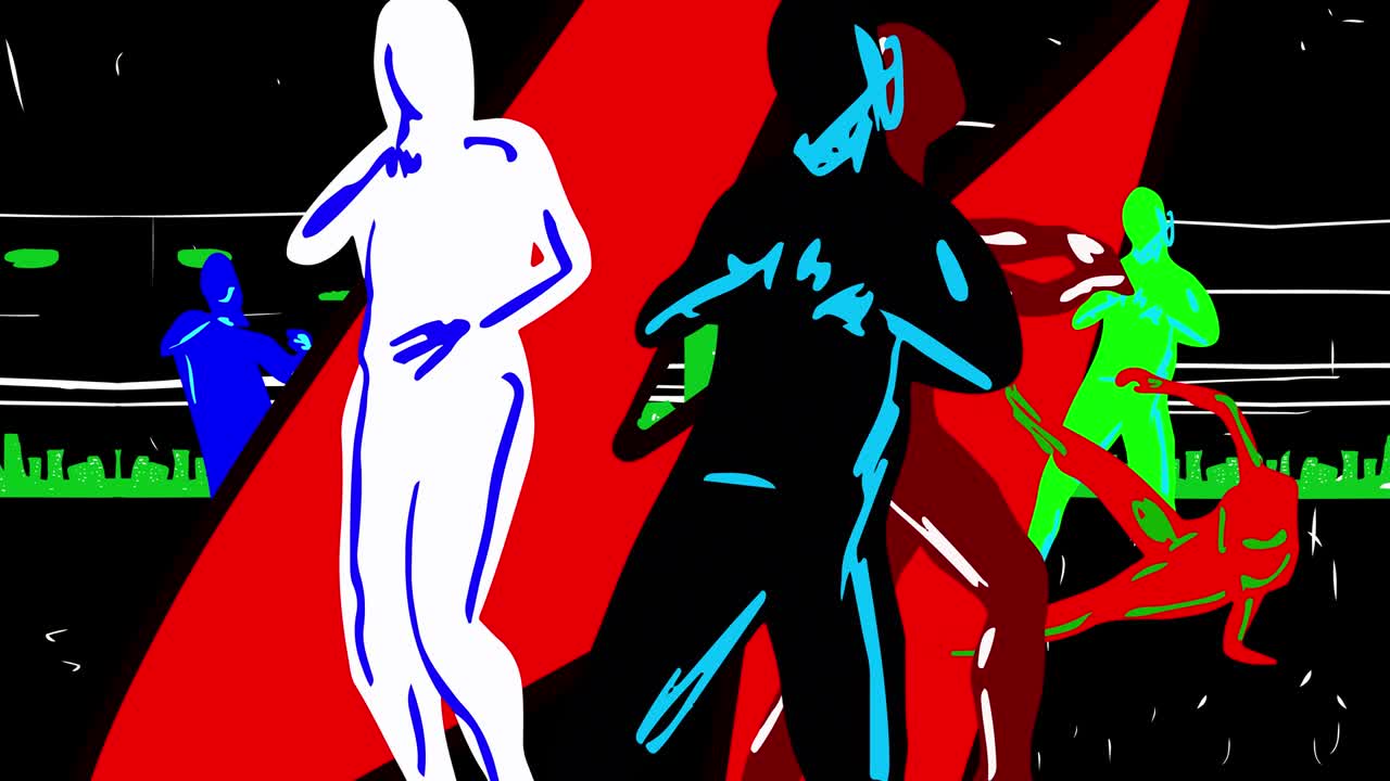 Animazione di danza in loop