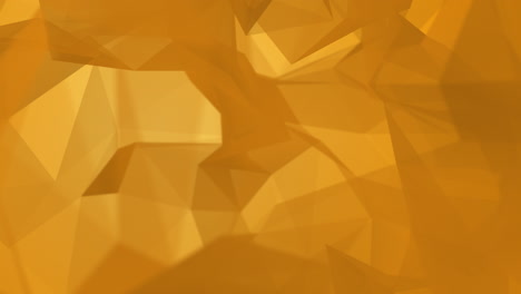 abstract yellow orange background with 3d polygonal shapes. animated looped motion graphics. random moving soft geometric line