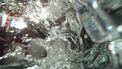 water splash close-up