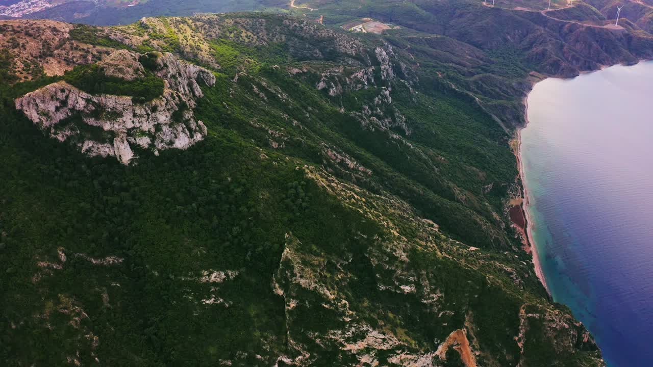 Scenic landscapes of extreme terrain at Mediterranean Turkey