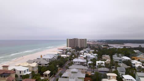 Flying-over-a-residential-area-in-30a,-Florida-1