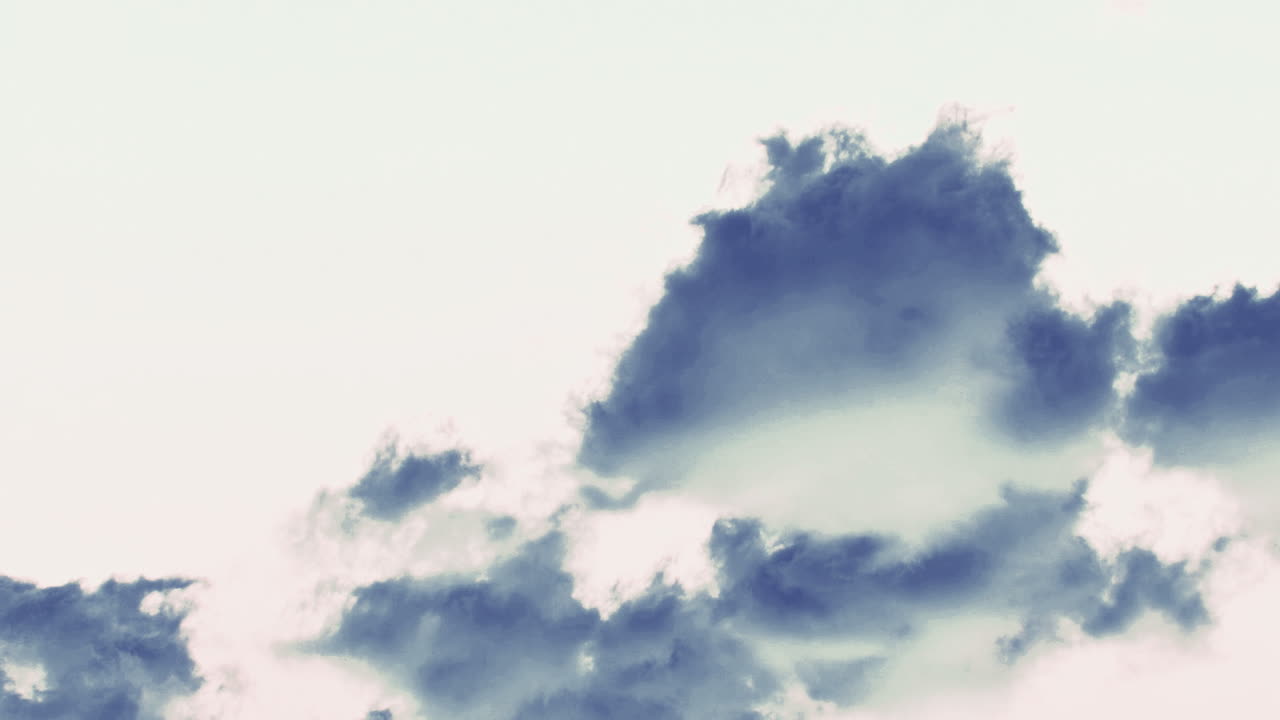 Clouds in the sky. Time lapse