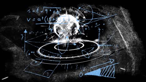 Animación-Del-Procesamiento-De-Datos-Sobre-El-Mundo