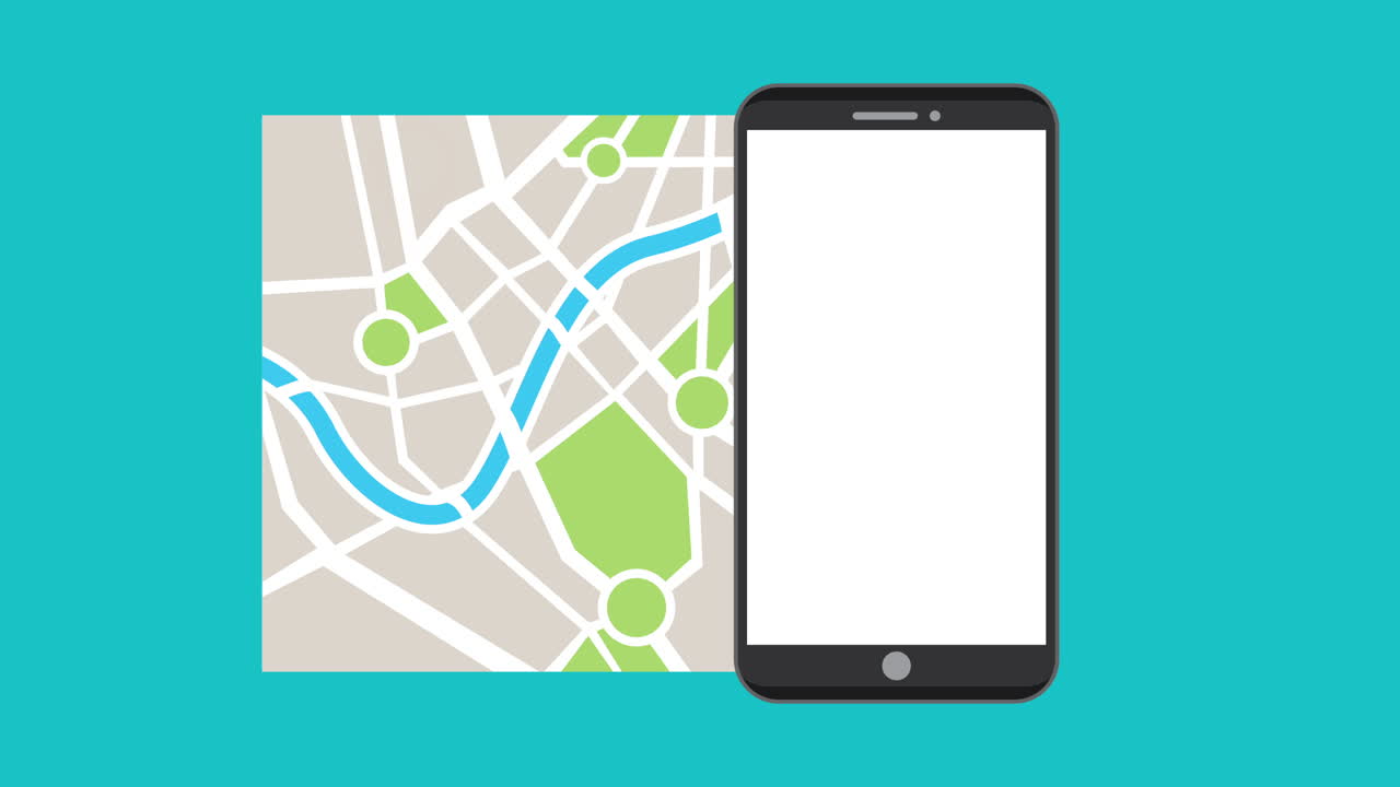 teléfono inteligente con aplicación de transporte de vídeo