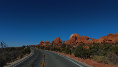 Parque-Nacional-Cinematic-Arches-En-Utah,-EE.UU.