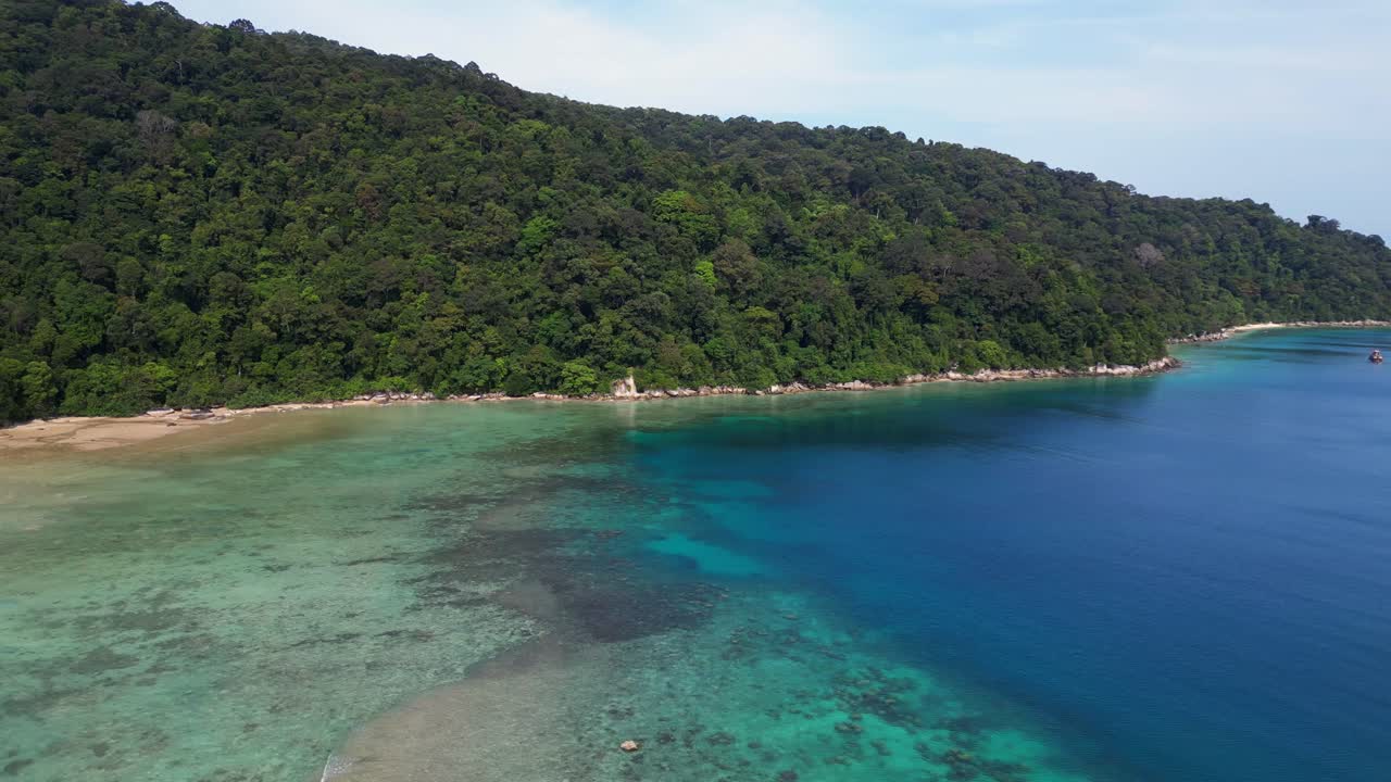 멋진 항공 풍경 비행