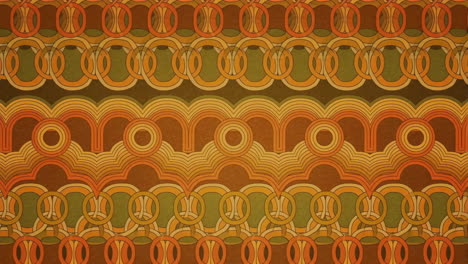 Retro Geometric Pattern in Earthy Tones