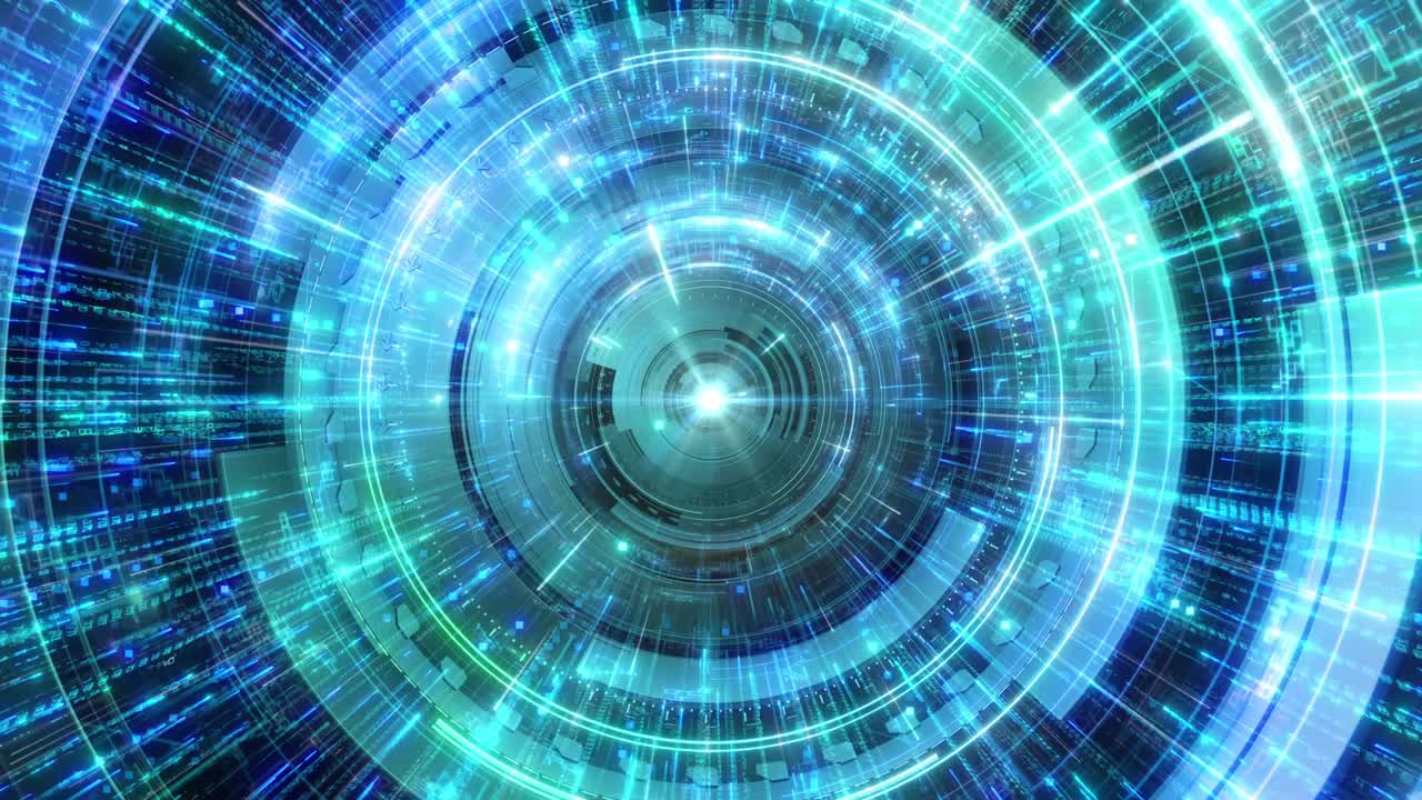 Technology Circuits Computer Data Digital Tunnel Background