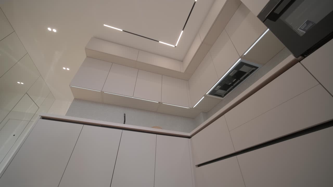 video 4k diseño y decoración de habitaciones interiores estilo minimalista moderno sala de estar y comedor apartamento estudio