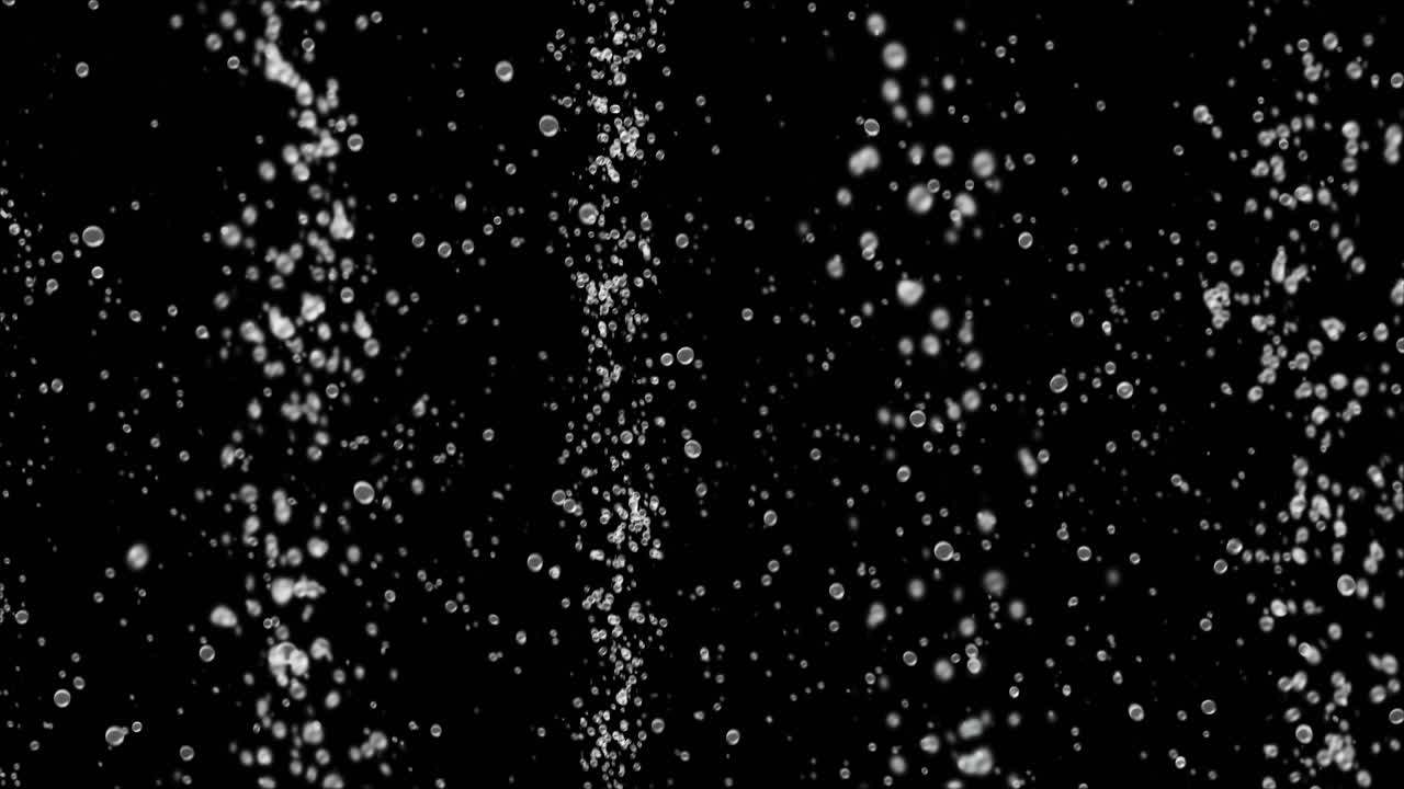 пузырьки на черном фоне