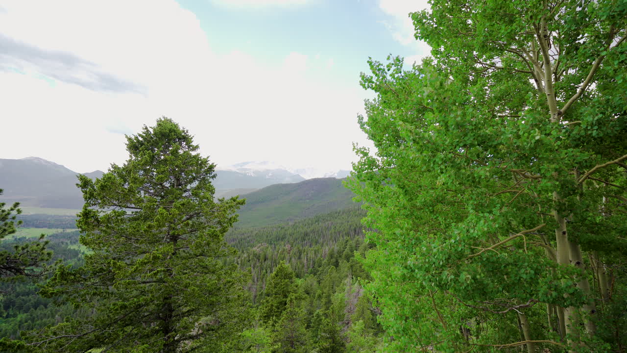 콜로라도 산맥을 통과하는 산들바람