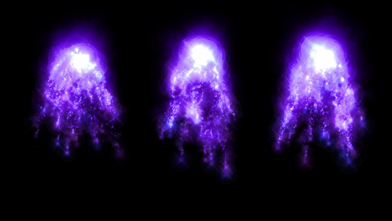 chispas de fuego partículas de color animación gráficos de movimiento