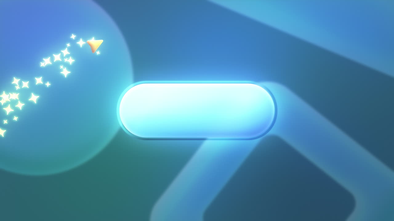 Glowing Digital Button Click