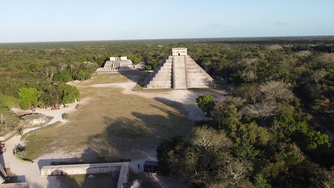 paisaje de la gran ciudad de chichén itzá