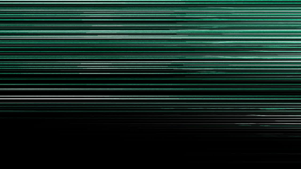 Effetto glitch digitale astratto con linee orizzontali