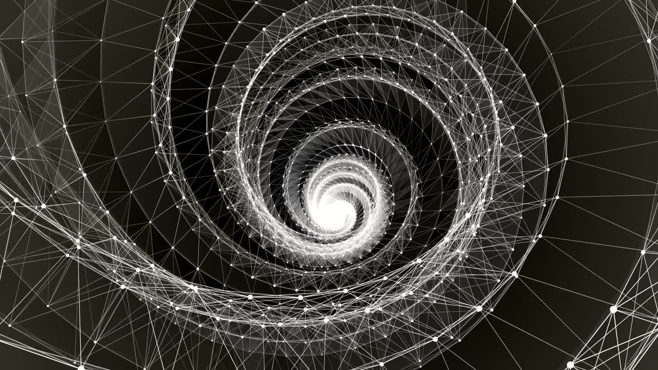 판타지 검은색과 색의 플렉서스의 배경