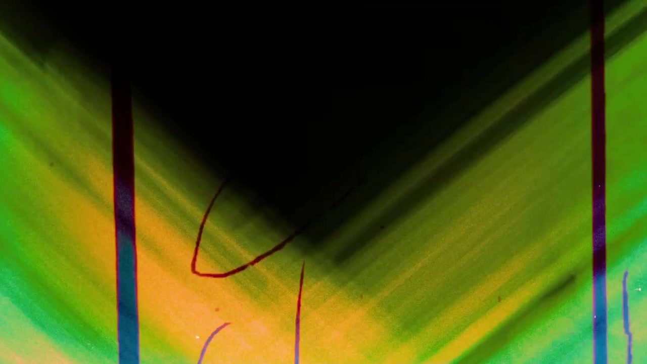 Perdite di luce astratte e sovrapposizione di texture a grana di pellicola.