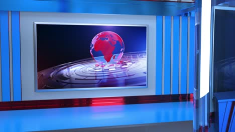 noticias del estudio de televisión virtual 3d