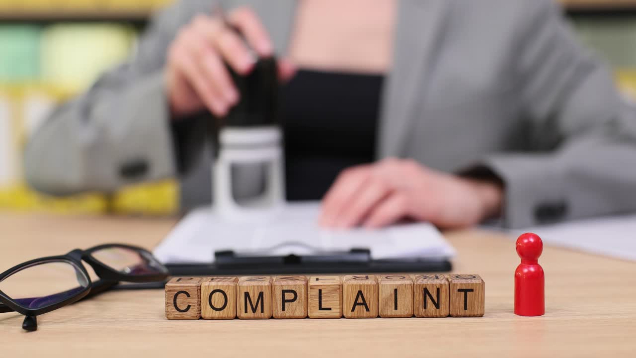 Complaint with Stamp