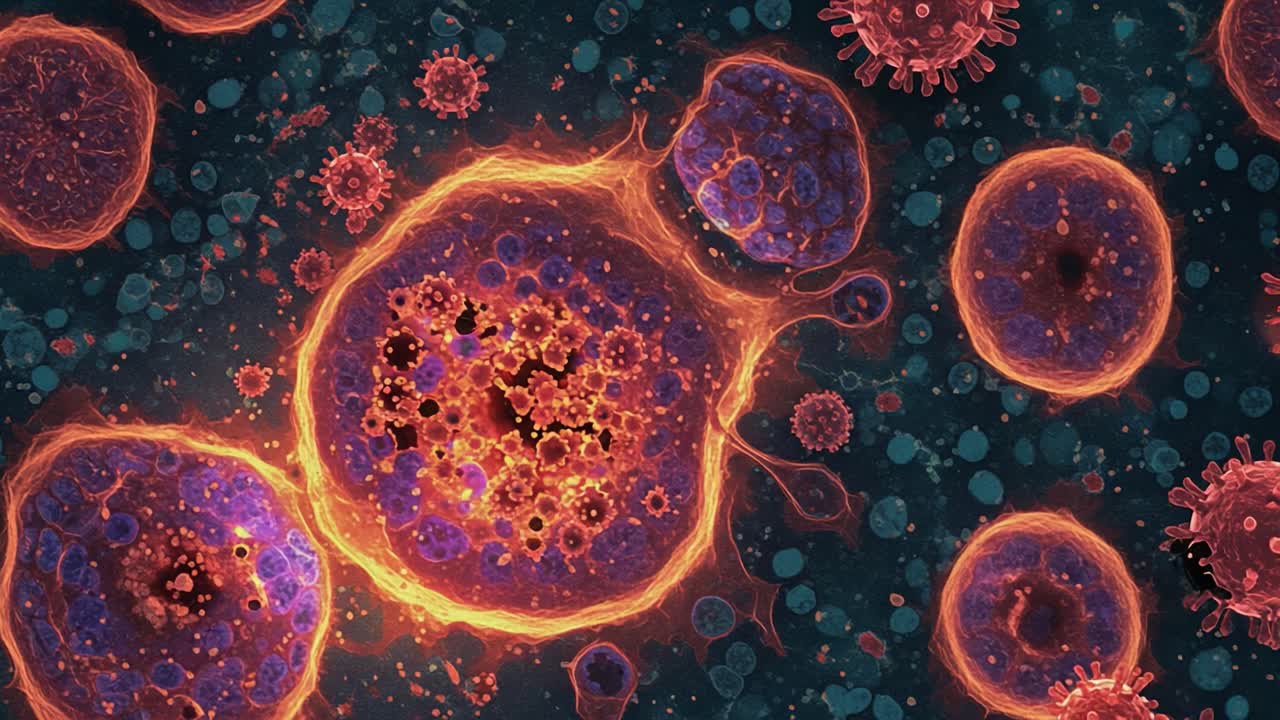 Intricate Cellular Structures and Viral Elements: A Detailed Look into the Dynamic Interactions within Microbial Worlds and Their Impact on Health and Disease