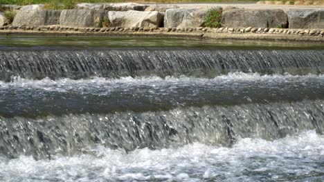 Artificial-cascade-waterfall-in-Seoul-Yanjae-stream-district-,-City-design