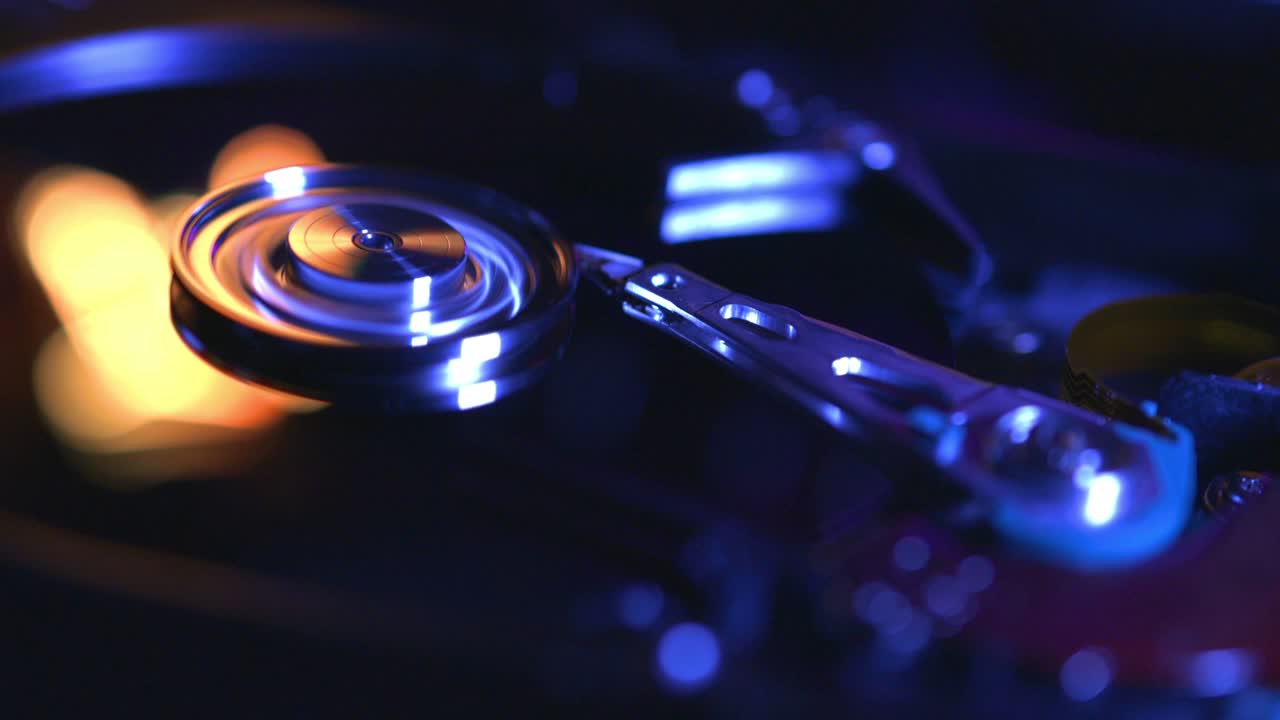 unidad de disco duro abierta (en bucle)