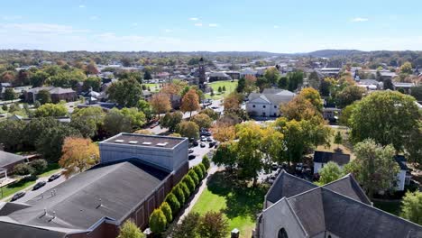 Empuje-Rápido-Aéreo,-Universidad-Lee-En-Cleveland,-Tennessee