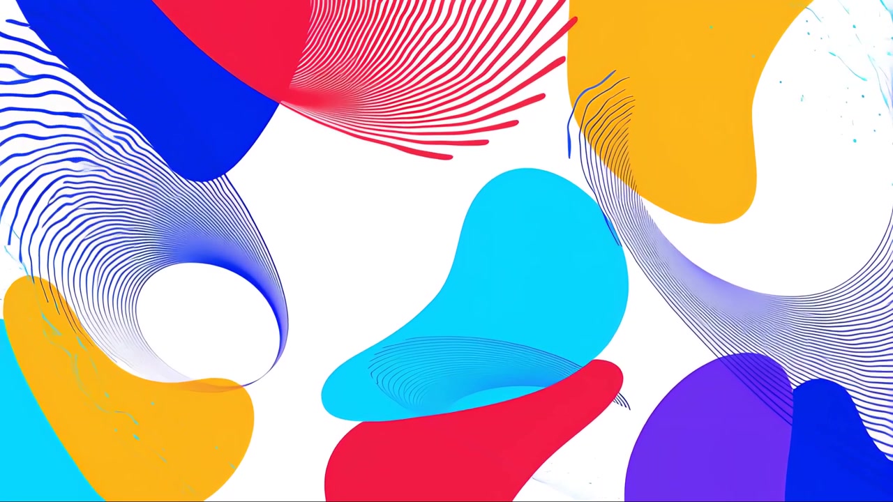 Abstracte Kleurrijke Bewegende Achtergrond 4K