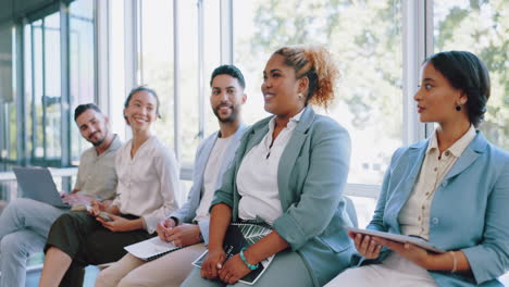 interview, question and training with a business