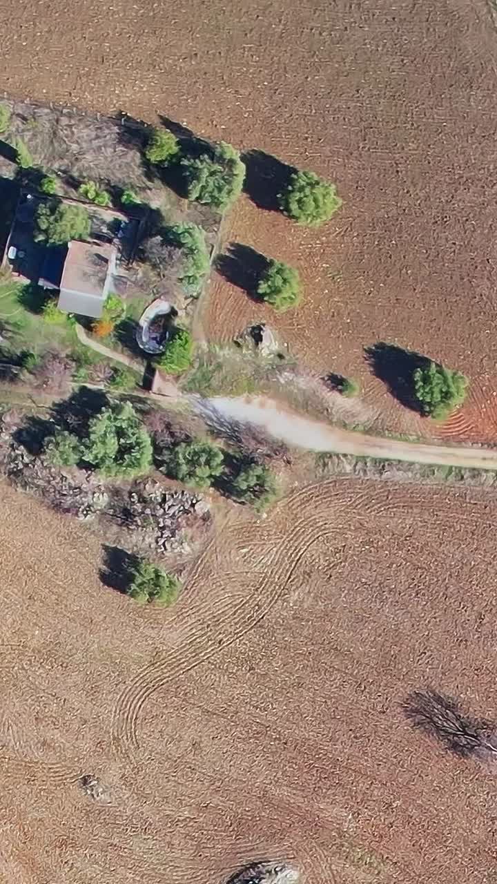 Paisagem verde em Málaga, Espanha, com árvores e caminhos sob a luz do sol