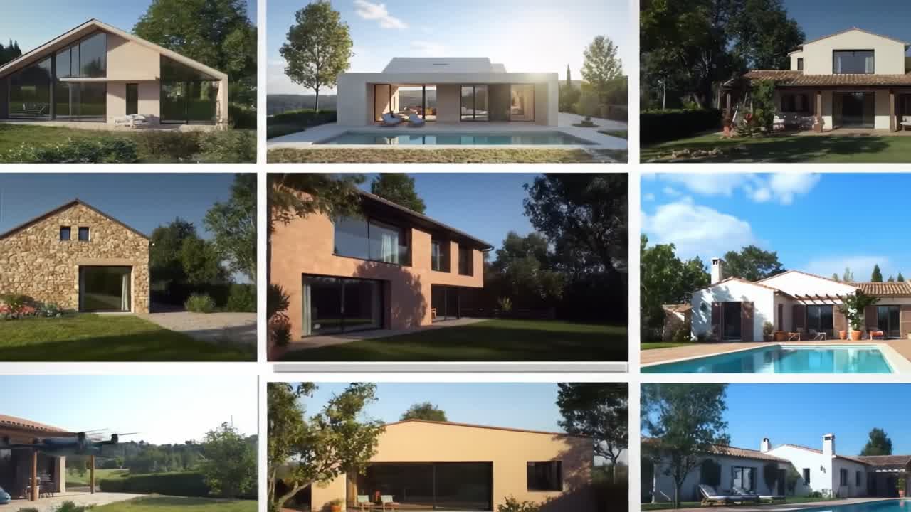 Discover a variety of stunning architectural designs nestled in lush landscapes. Each structure highlights unique styles, materials, and layouts that inspire creativity and harmony with nature.