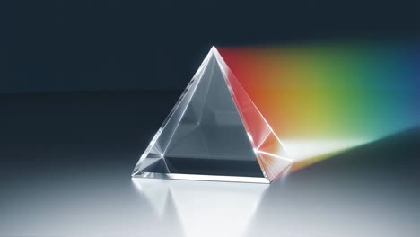 prism refracting light into a spectrum