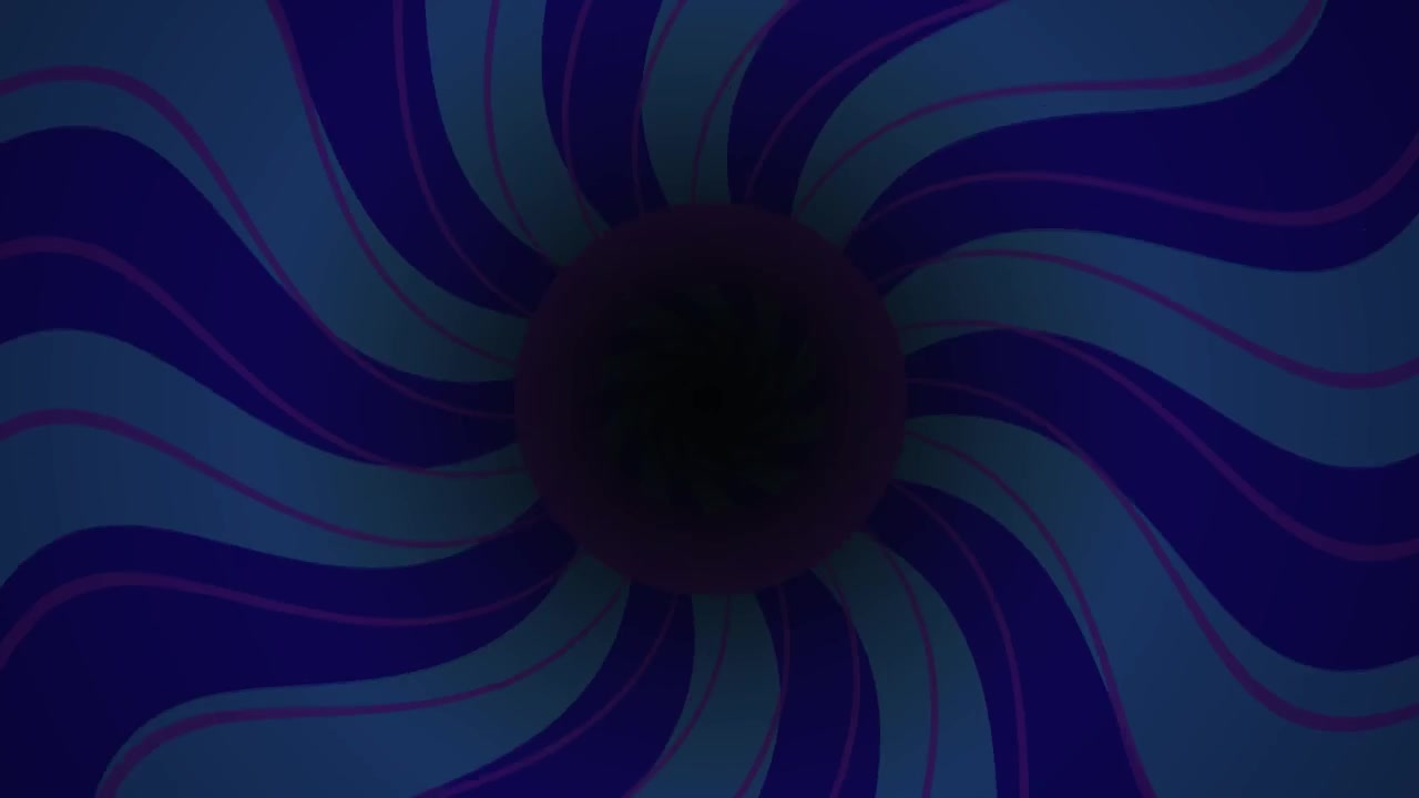 Abstract Hypnotic Blue and Purple Swirling Vortex Tunnel