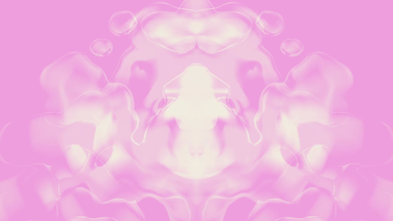 agua burbujeante en cámara lenta - bucle de video - mancha de tinta diseño de imagen