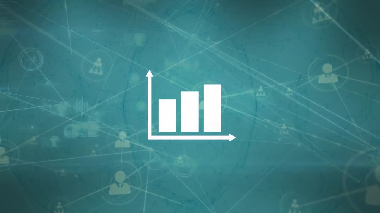 animación del diagrama sobre la red de conexiones.